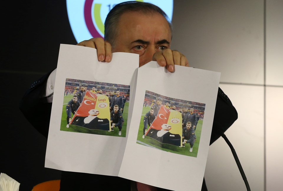 Mustafa Cengiz'in tepki gösterdiği fotoğraf