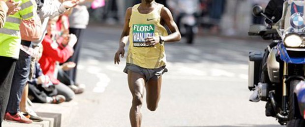 Londra Maratonu Wanjiru'nun