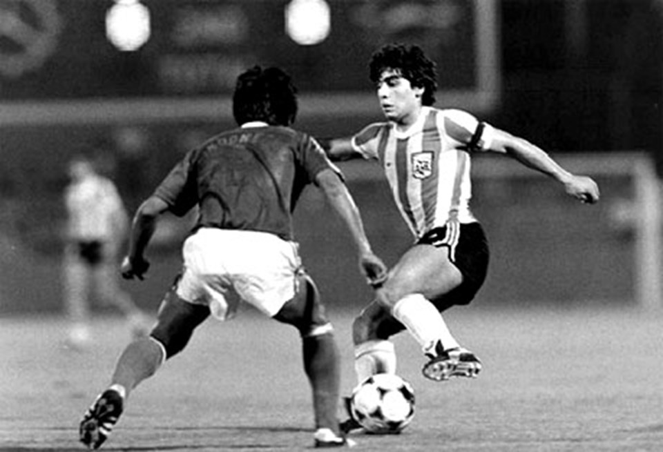 Maradona 1979'da Japonya'daki şampiyonada.