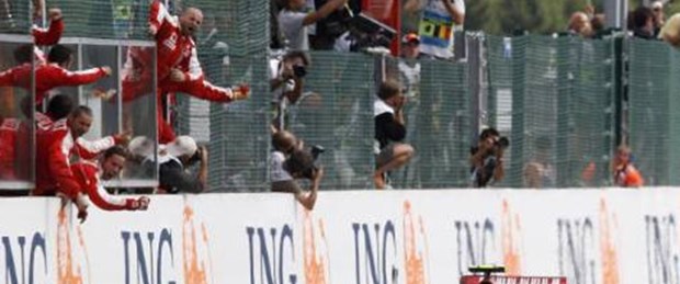 Raikkonen'den ilk zafer
