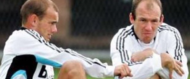 Robben Bayern'de Sneijder Inter'de
