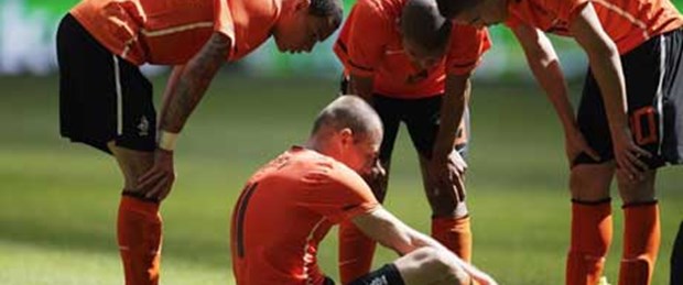 Robben de sakatlandı