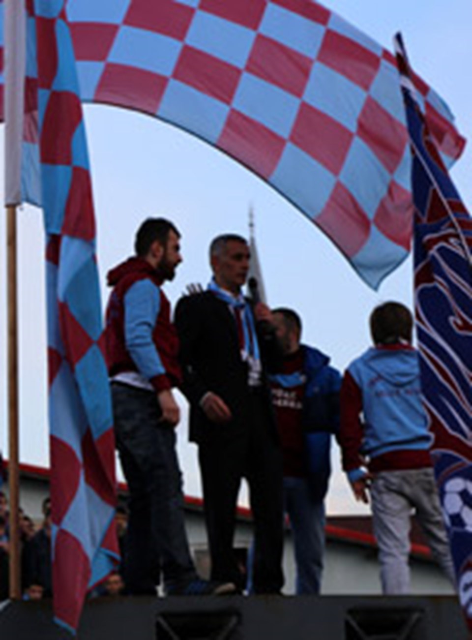 Trabzonspor taraftarlarının 25 Ocak'ta yaptığı protesto yürüyüşünden...
