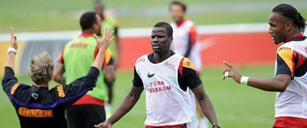 Terim'siz ilk antrenmanda tartışma