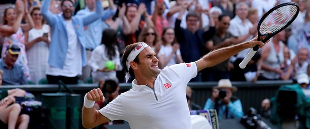 Wimbledon'da Nadal'ı yenen Federer finale yükseldi