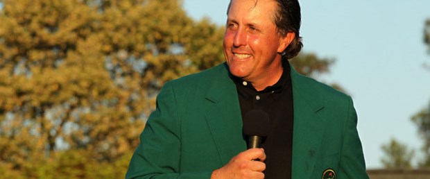 "Yeşil Ceket" Mickelson'ın