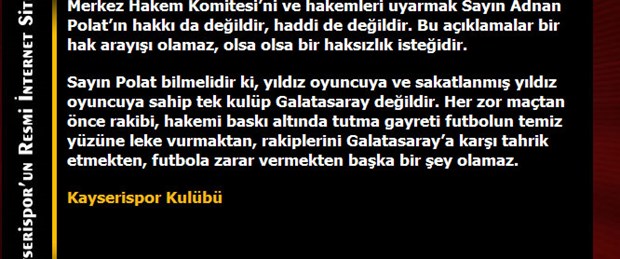 'Yıldız oyuncu sadece G.Saray'da yoktur'