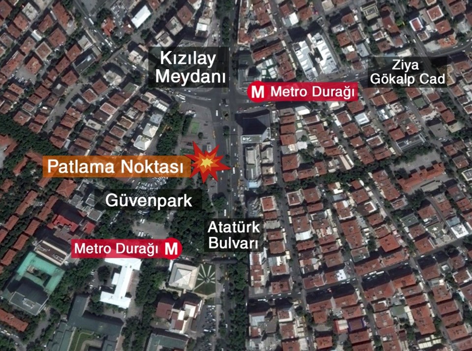 Ankara Kızılay'da bombalı saldırı: 37 ölü - 1