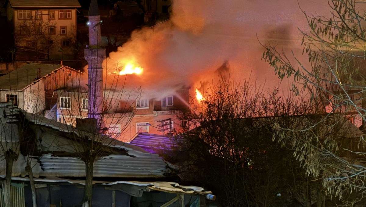 Kastamonu'da ev yangını