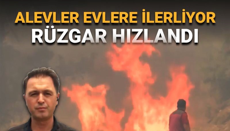 NTV yangın bölgesinde | Antakya'da rüzgar hızlandı, alevler evlere ilerliyor