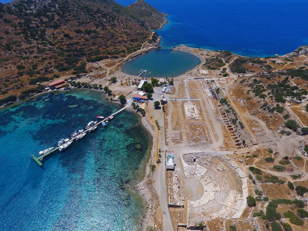 Ege ve Akdeniz'in birletii yer: Knidos