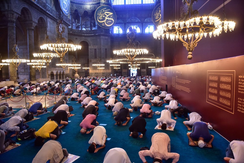 Ayasofya-i Kebir Cami-i Şerifi'nde 86 yıl sonra ilk bayram namazı - 8