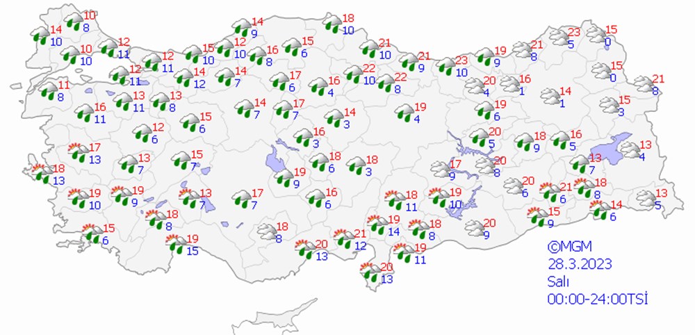 Deprem bölgesi için kuvvetli yağış uyarısı - 7