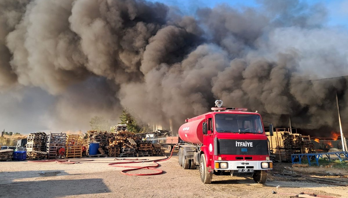 Soğuk hava deposunda yangın