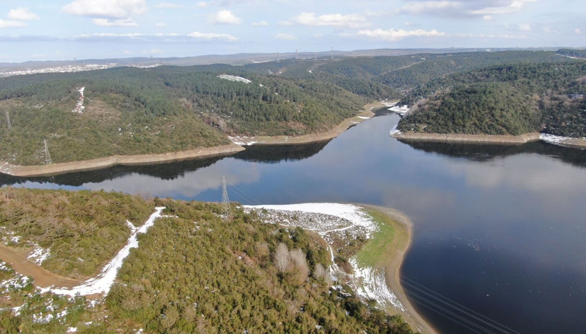 İstanbul'da karlar erimeye başladı, barajlarda doluluk yüzde 55'i geçti