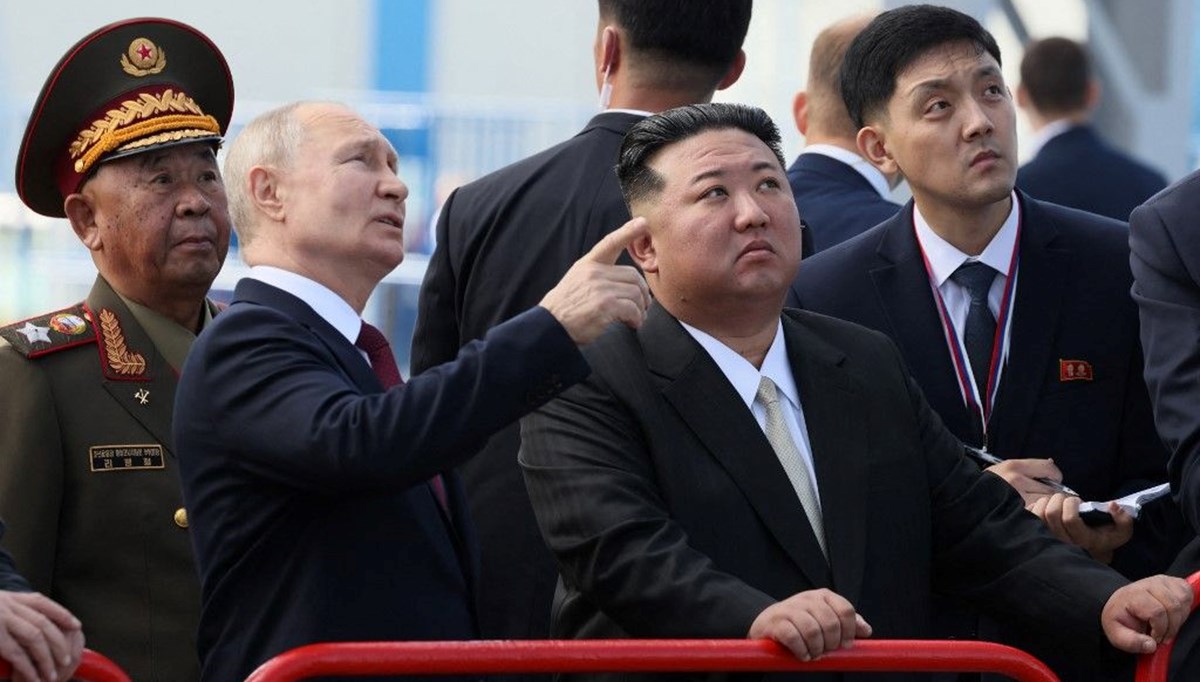 Putin'den Kim Jong-Un'a Putin'den Kim Jong-Un'a