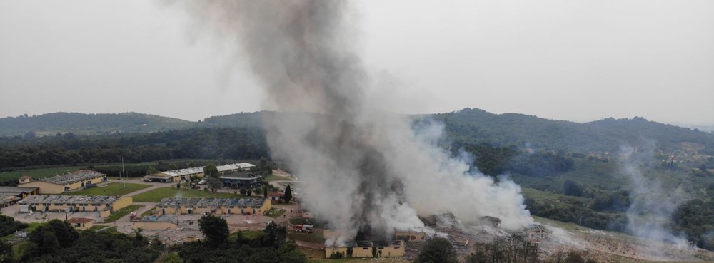 Sakarya'da havai fişek fabrikasındaki patlamadan fotoğraflar - 19