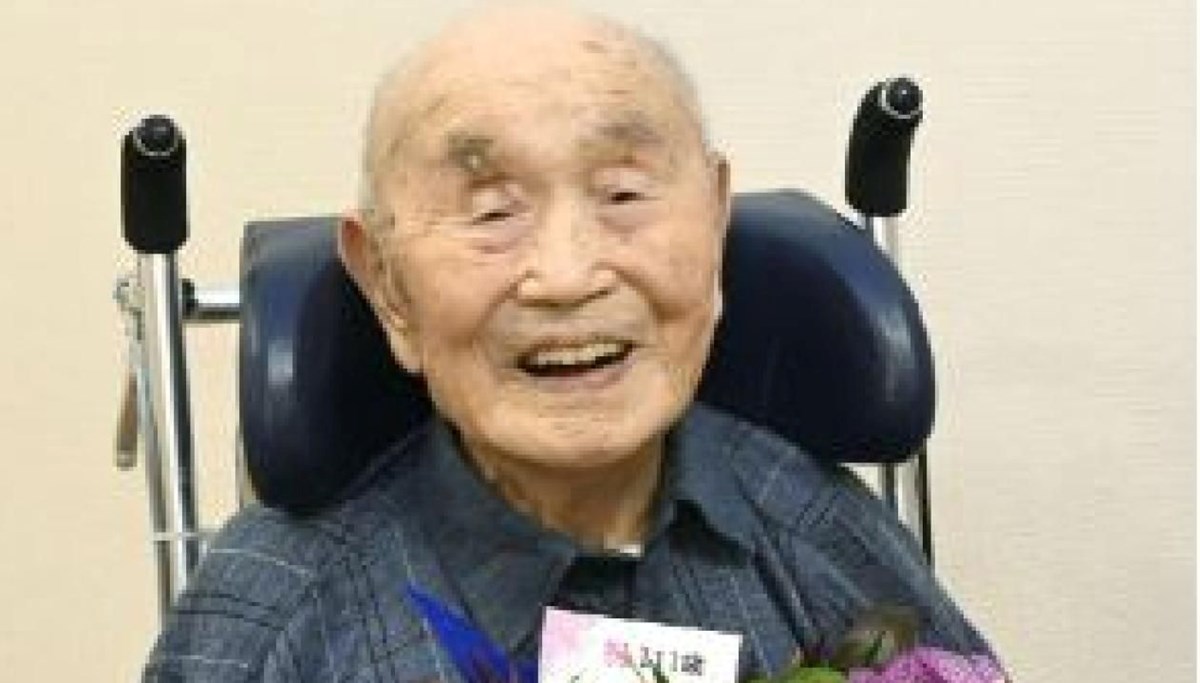 Japonya'nın en yaşlı erkeği Sonobe 112 yaşında öldü Japonya'nın en yaşlı erkeği Sonobe 112 yaşında öldü