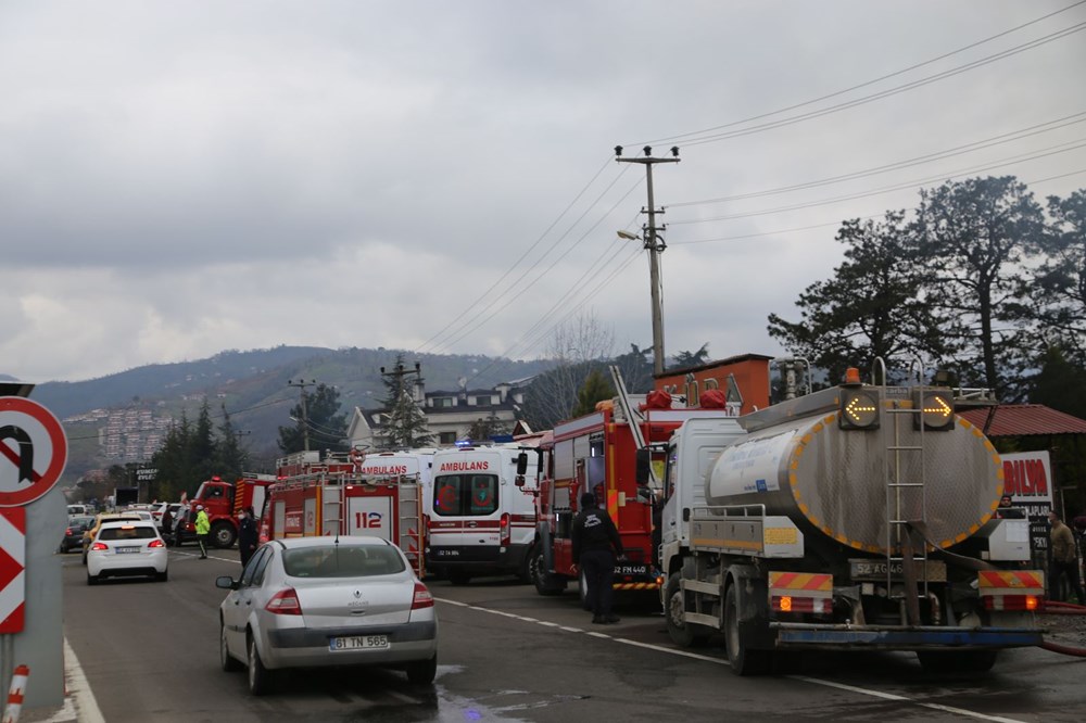 Ordu�da mobilya atölyesinde yangın NTV