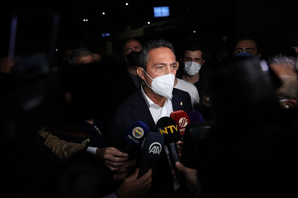 Fenerbahçe kafilesine havalimanında karşılama - 5