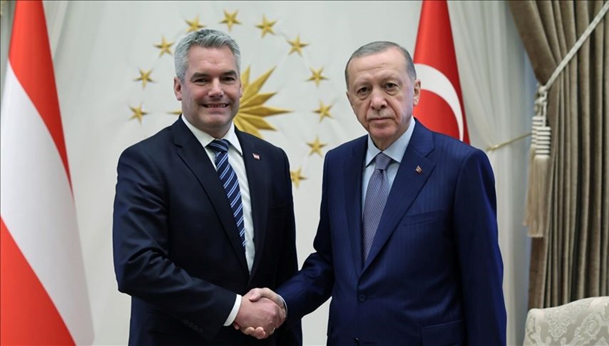 Cumhurbaşkanı Erdoğan, Avusturya Başbakanı Nehammer ile görüştü Cumhurbaşkanı Erdoğan, Avusturya Başbakanı Nehammer ile görüştü