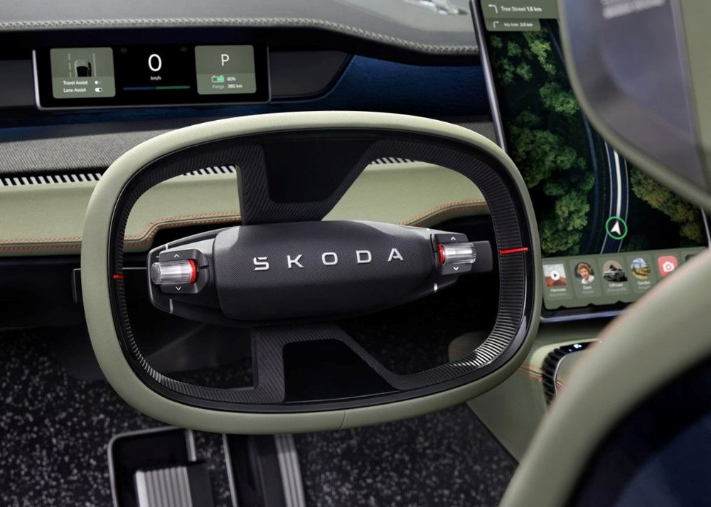 Skoda'dan yeni logo ve yeni elektrikli model: Vision 7S tanıtıldı - 11