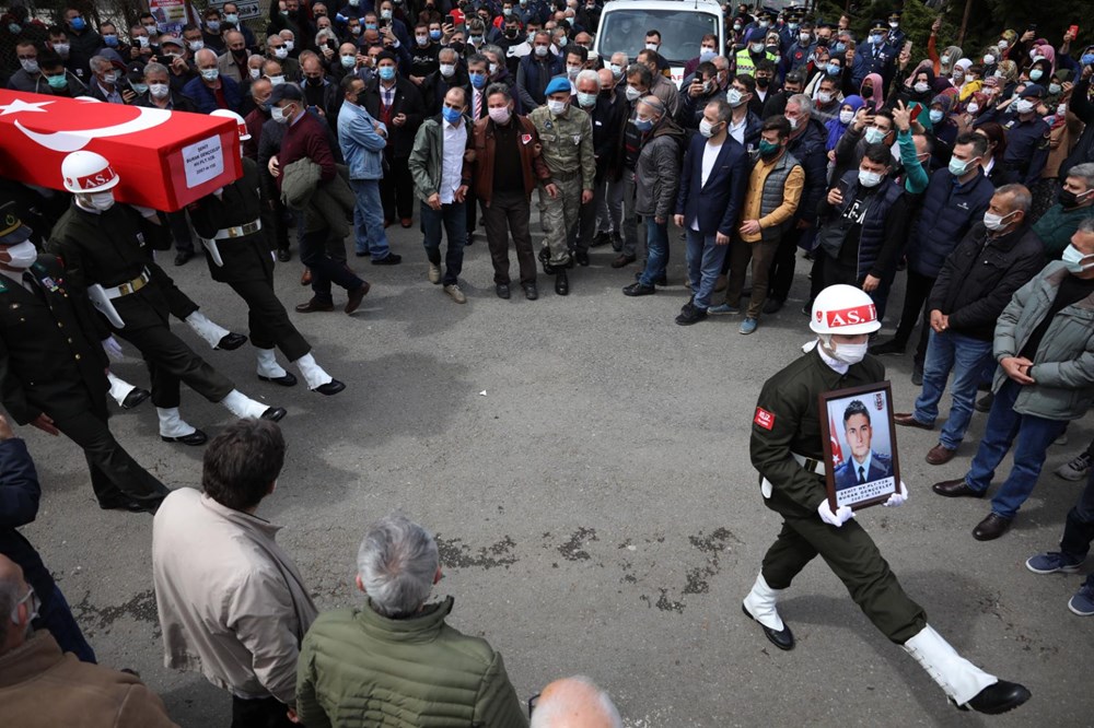 Şehit Pilot Burak Gençcelep'e veda - 7