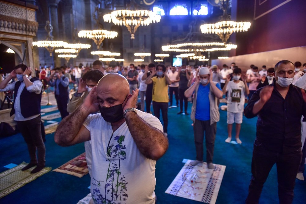 Ayasofya-i Kebir Cami-i Şerifi'nde 86 yıl sonra ilk bayram namazı - 11