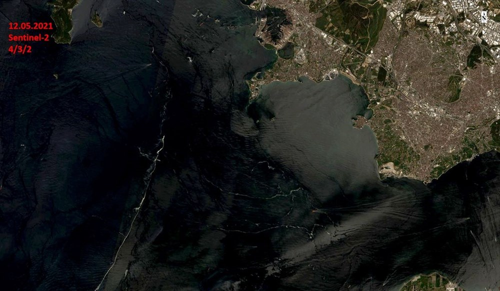 Müsilaj seferberliği sonuç verdi: Marmara Denizi'nde son durum uzaydan görüntülendi - 7