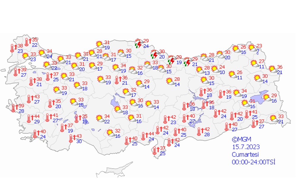 Türkiye için sıcak hava uyarısı: 35 derecenin üzerine çıkacak - 9