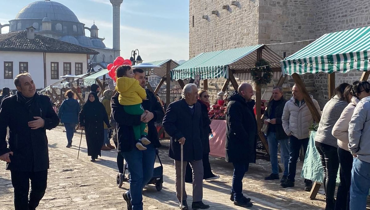 Safranbolu'da yılbaşı yoğunluğu