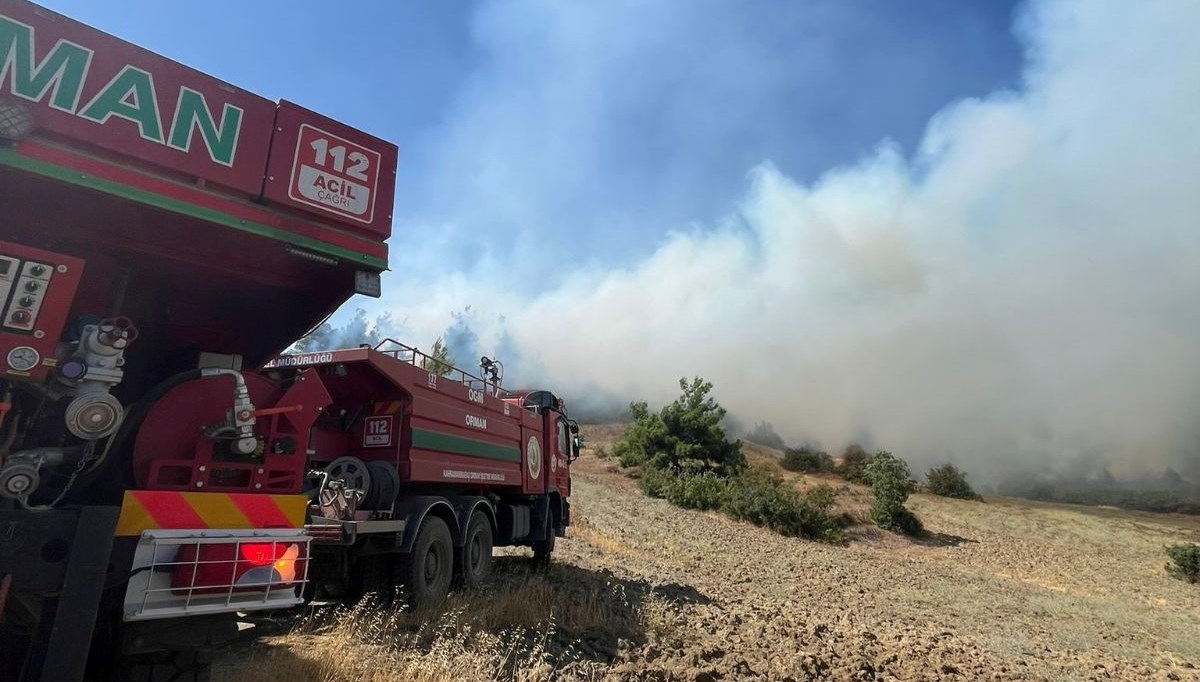 Kahramanmaraş'ta orman yangını: Ekipler müdahale ediyor