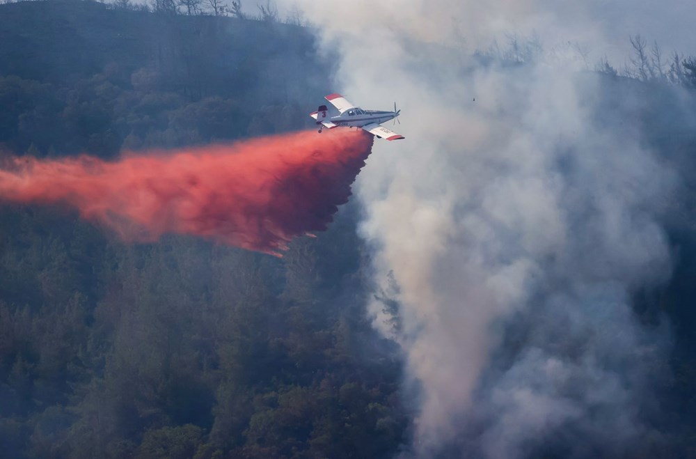 Marmaris'te orman yangını: Bakanlar son durumu açıkladı - 53