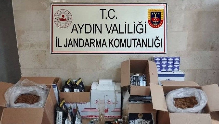 Germencik'te 25 kilo tütün ele geçirildi