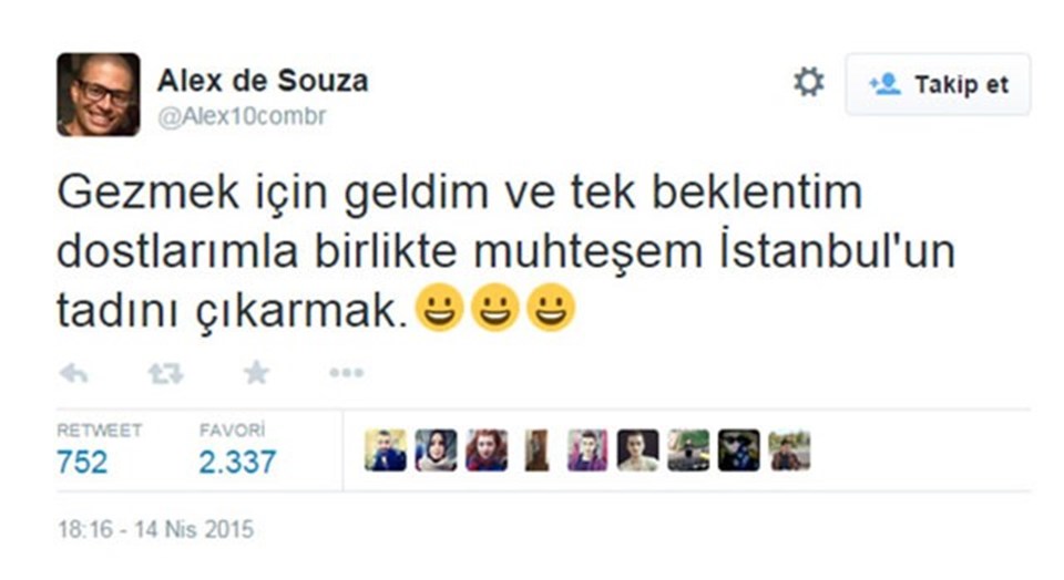 Alex de Souza: Tek beklentim İstanbul'un tadını çıkarmak - 1