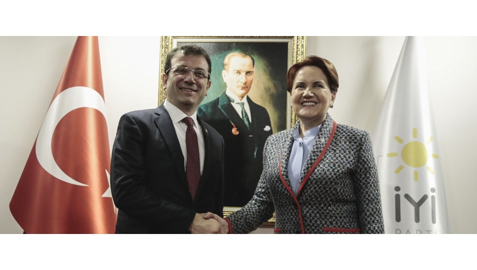 Ekrem İmamoğlu'dan, Meral Akşener'e ziyaret