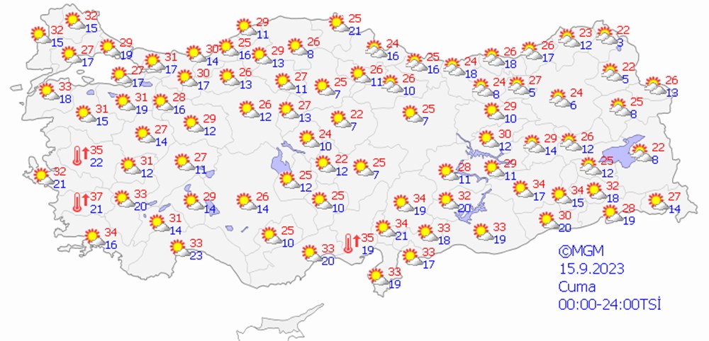 5 il için sağanak yağış uyarısı (Bugün hava nasıl olacak) - 7