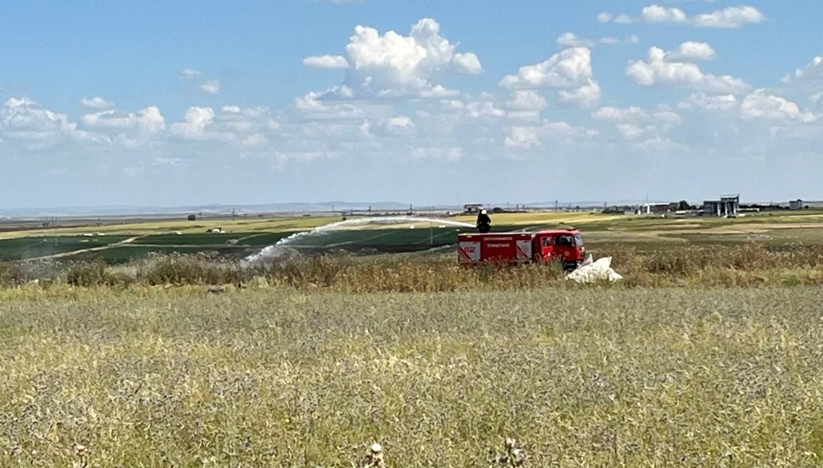Doğalgaz boru hattında yangın Doğalgaz boru hattında yangın