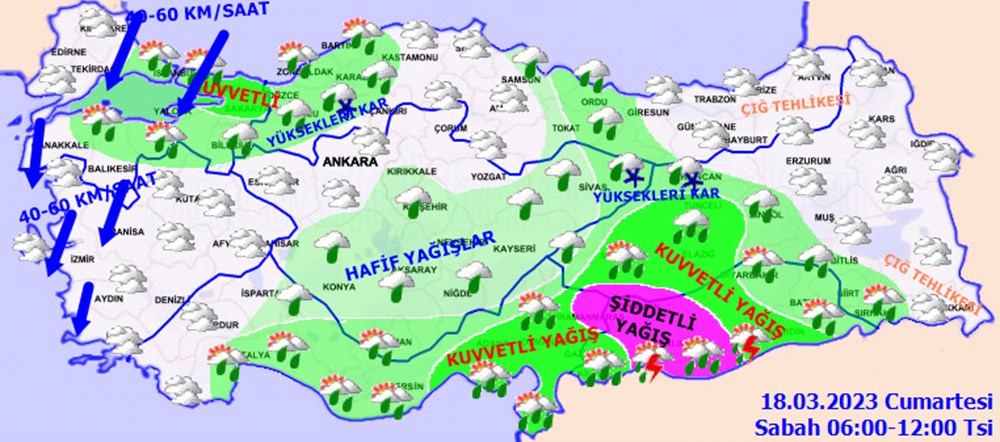 Meteoroloji'den sel uyarısı (Bugün hava nasıl olacak?) - 6