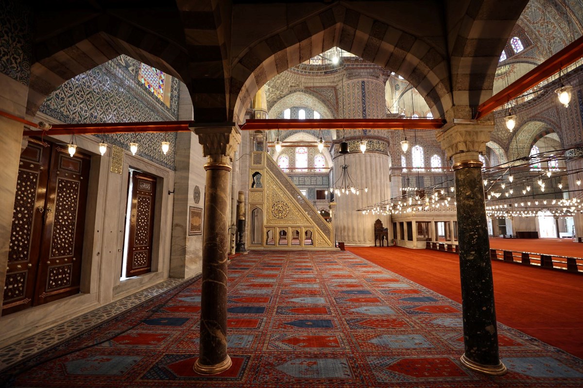 голубая мечеть в стамбуле внутри и снаружи