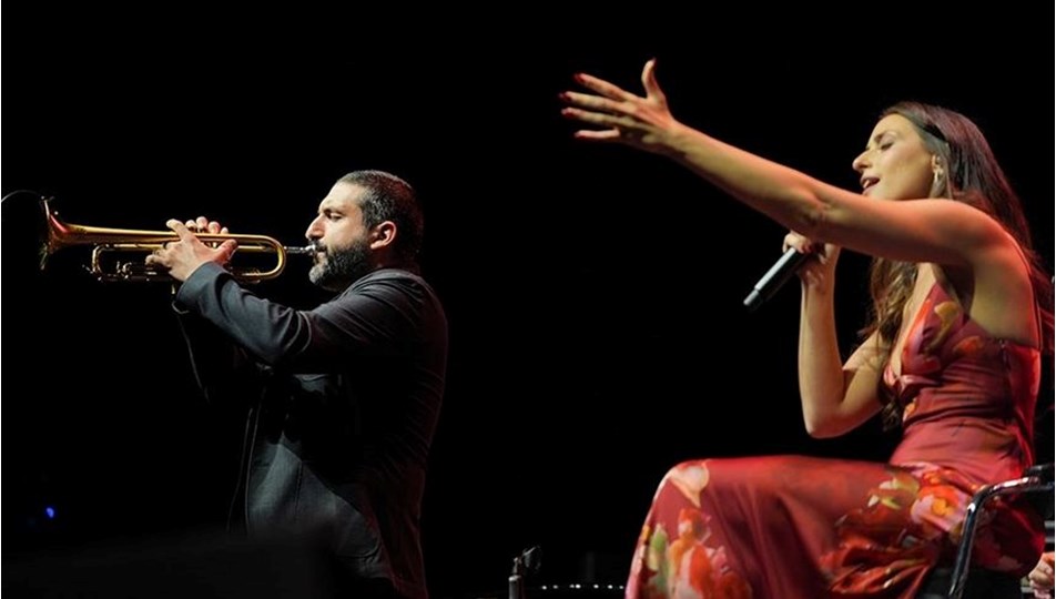 İbrahim Maalouf ve Hiba Tawaji İstanbul'da konser verdi