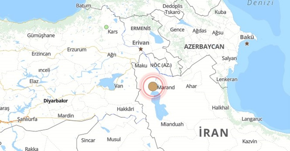 İran'ın Türkiye sınırında 5,6 büyüklüğünde deprem - 1