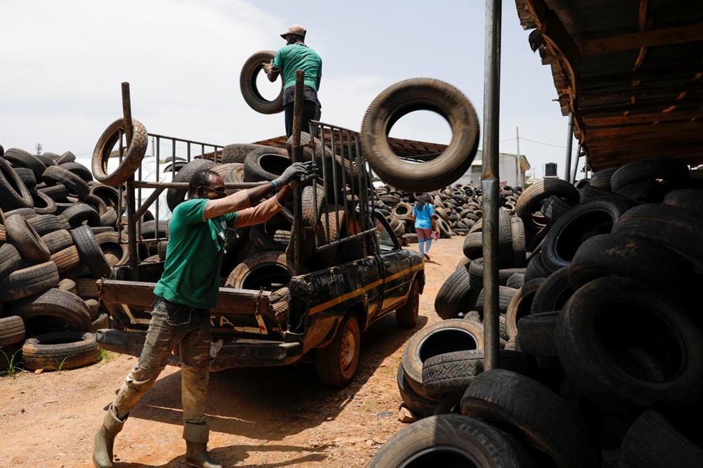 Nijerya’da ‘siyah altın’ girişimi: Kullanılmış lastikler geri dönüşüme kazandırılıyor - 2