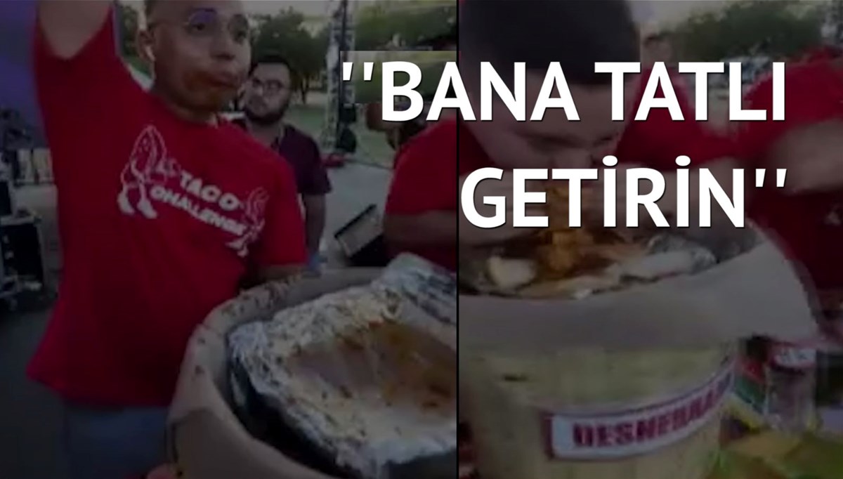 50 tacoyu 2 dakika 30 saniyede yedi