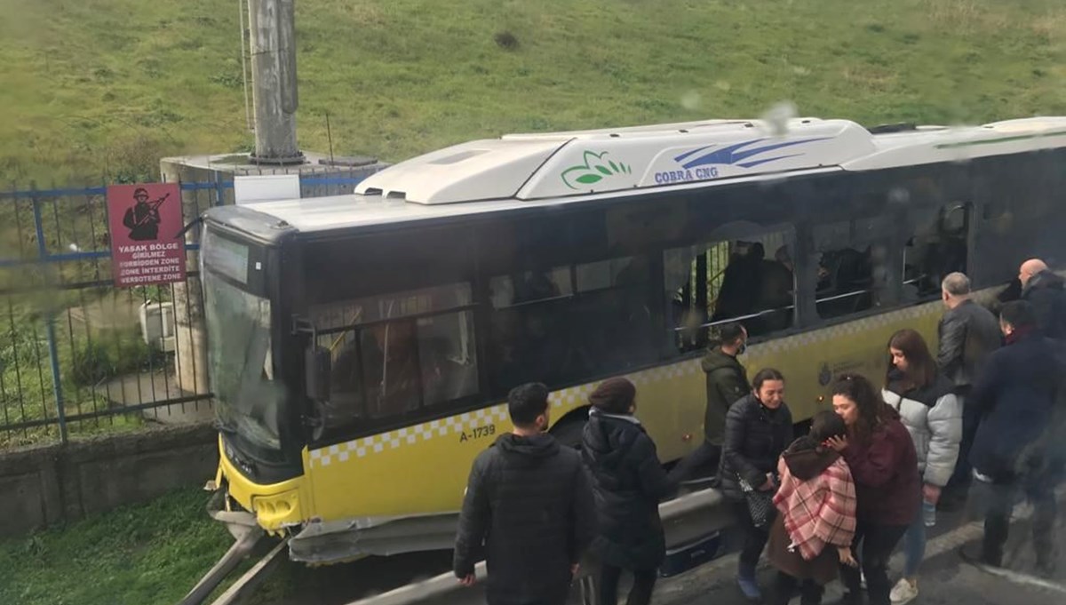 Sefaköy'de İETT otobüsü kazası: 6 yaralı