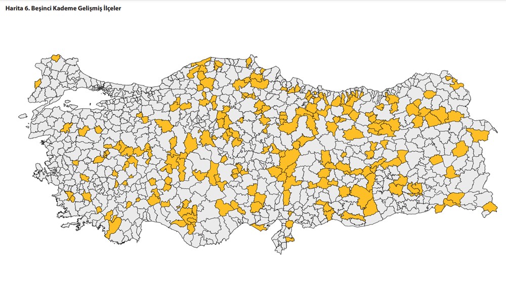 '100 il, 1000 ilçe' önerisiyle gündeme geldi:  973 ilçenin sosyo-ekonomik sıralaması - 23