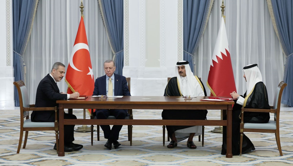 Türkiye ile Katar arasında 12 anlaşma imzalandı Türkiye ile Katar arasında 12 anlaşma imzalandı