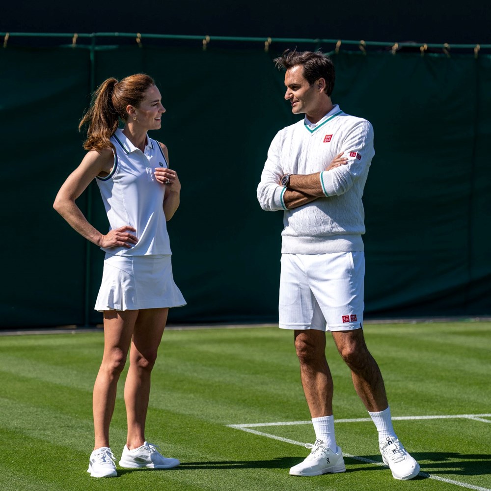 Prenses Kate ile Roger Federer tenis maçı yaptı - 3