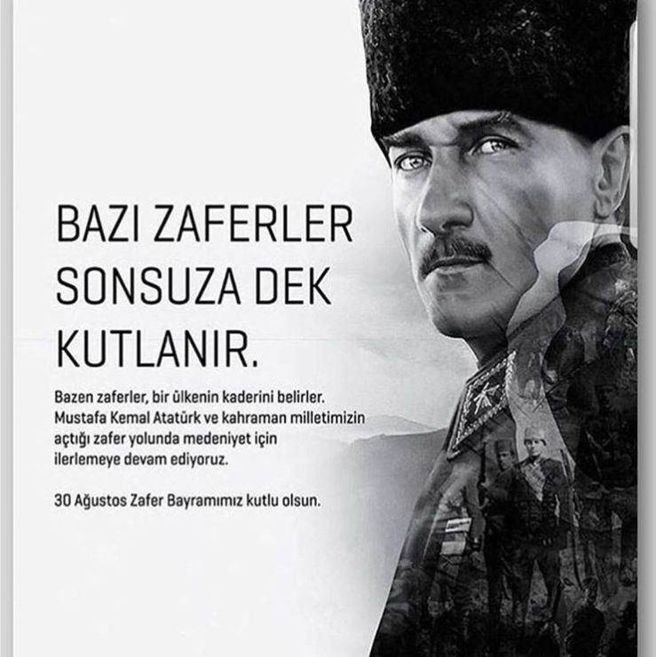 unlulerden 30 agustos zafer bayrami