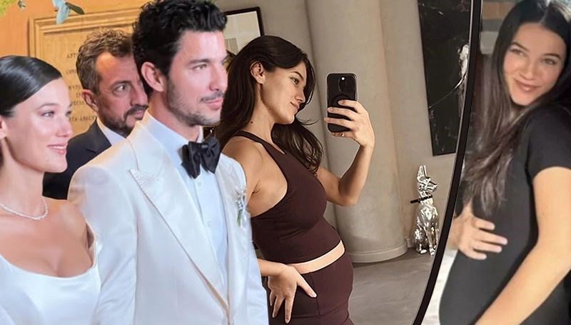 Anne olmak için gün sayan Pınar Deniz'den ablasıyla yeni kare: Göbüş var